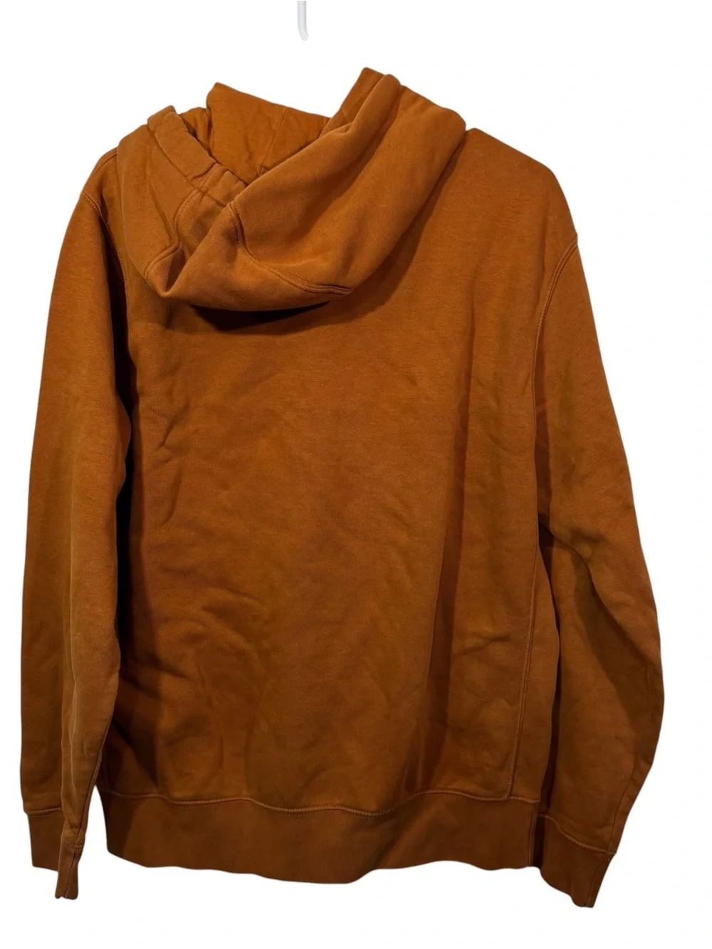 Nike Burnt Orange Club Fleece Athletic Pullover Hoodie Sweatshirt